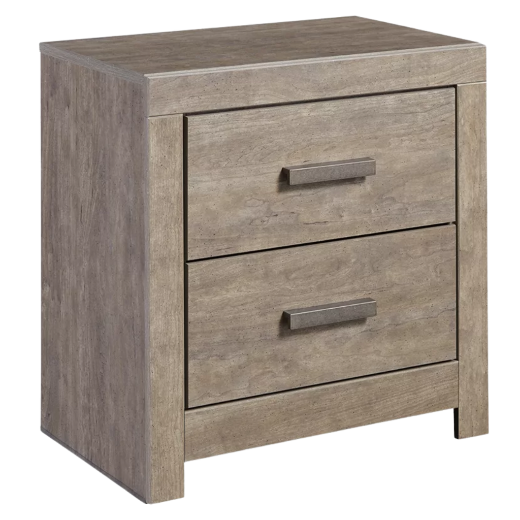Culverbach Gray Two Drawer Nightstand