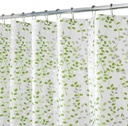 Vine Peva Shower Curtain Green/White