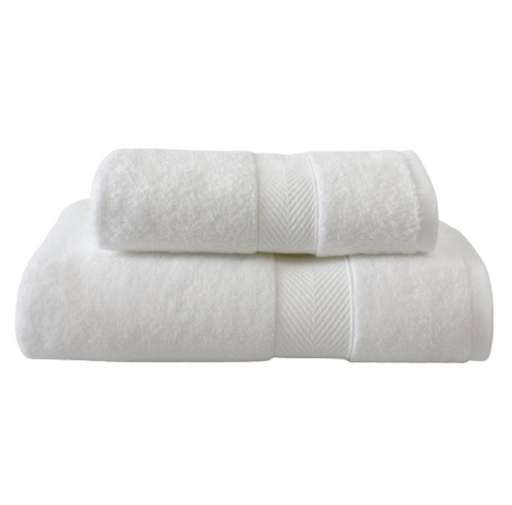 [166975-BB] Ankara Hand Towel White