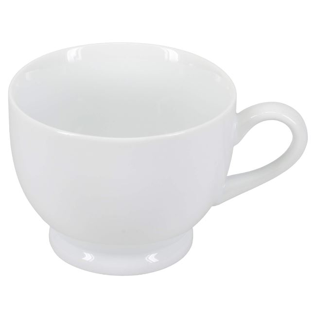 White Cappuccino Mug 12 oz