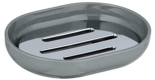 [167892-BB] Posa Soap Dish Grey/ Chrome