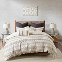 Rhea Cotton Jacquard Queen Duvet Cover Mini Set