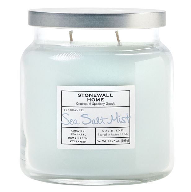 Stonewall Home Sea Salt Mist Medium Apothecary 13.75oz