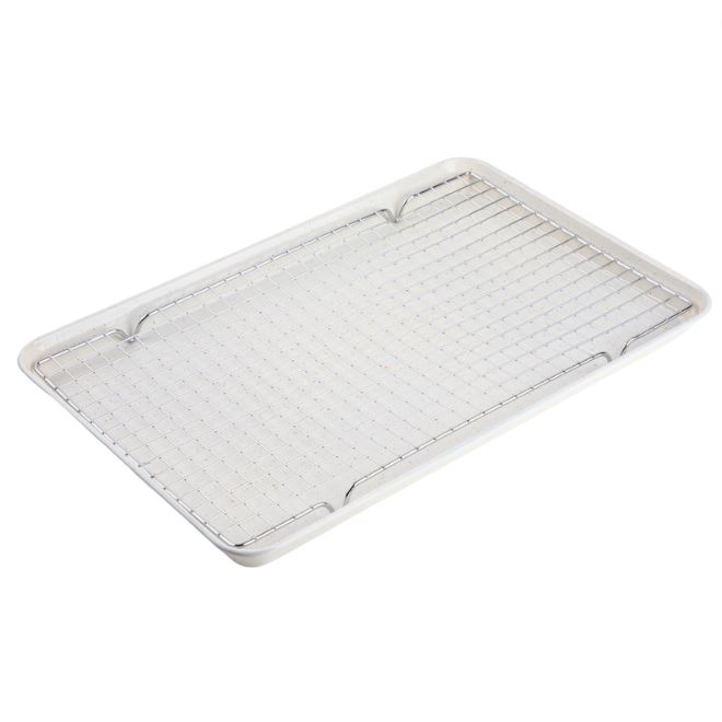 Core Home Nonstick Sheet Pan with Cooling Rack Cream 11X17in