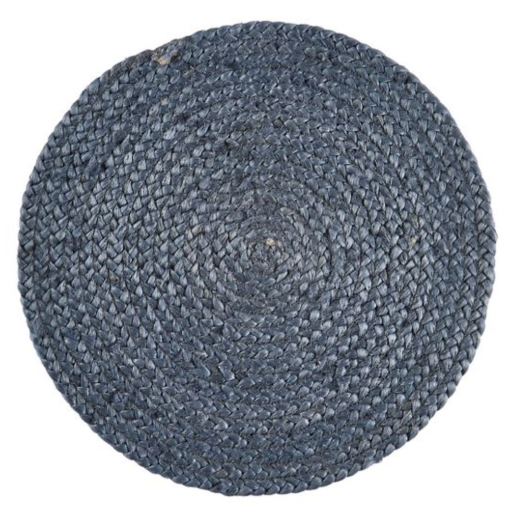 Jute Dark Blue Woven Placemat