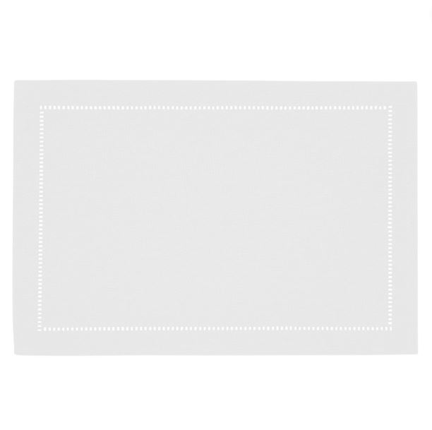 Hemstitch Placemat White