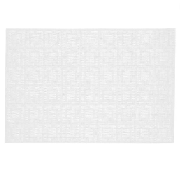 Squares Vynil Placemat White