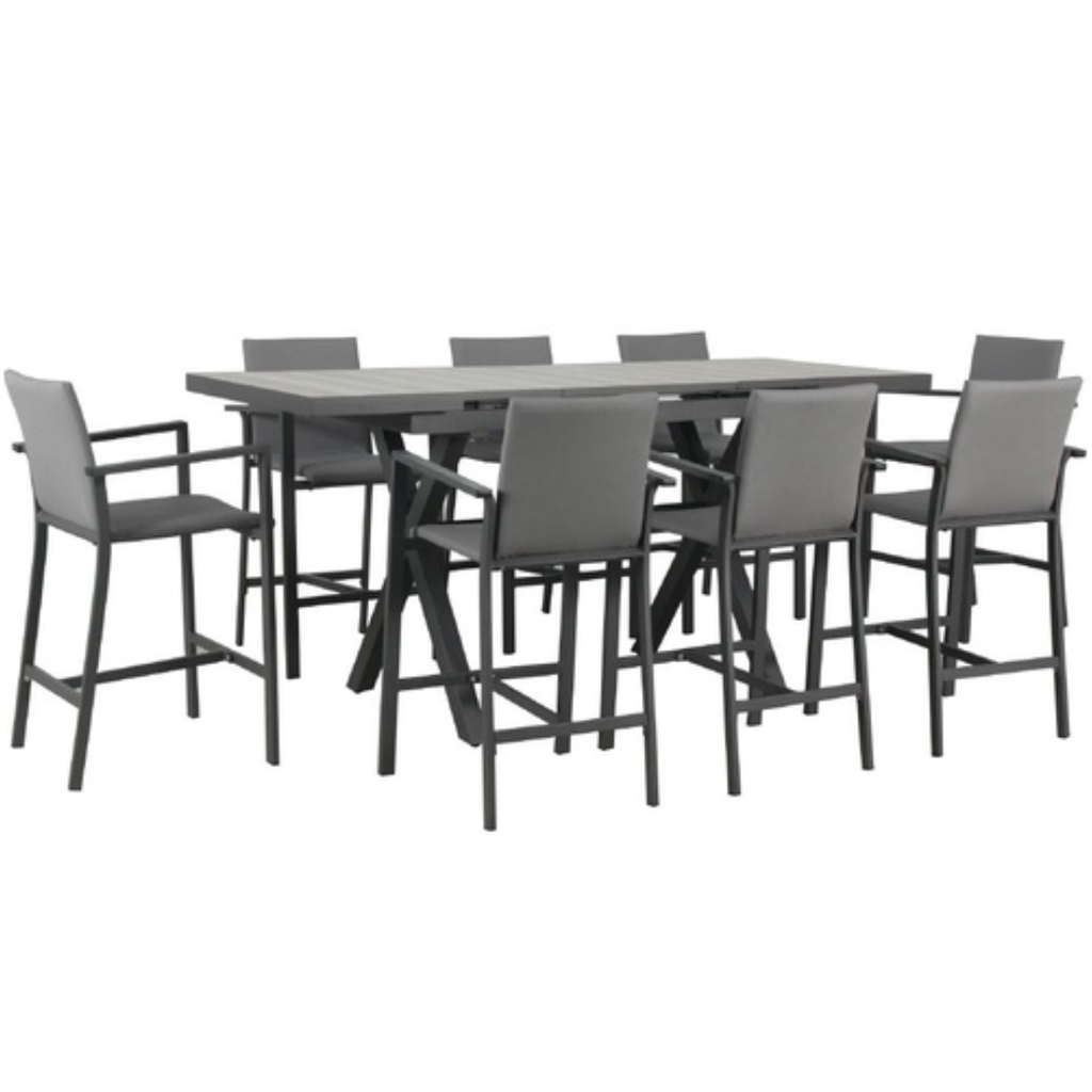 Playa Bar Chair - Gunmetal