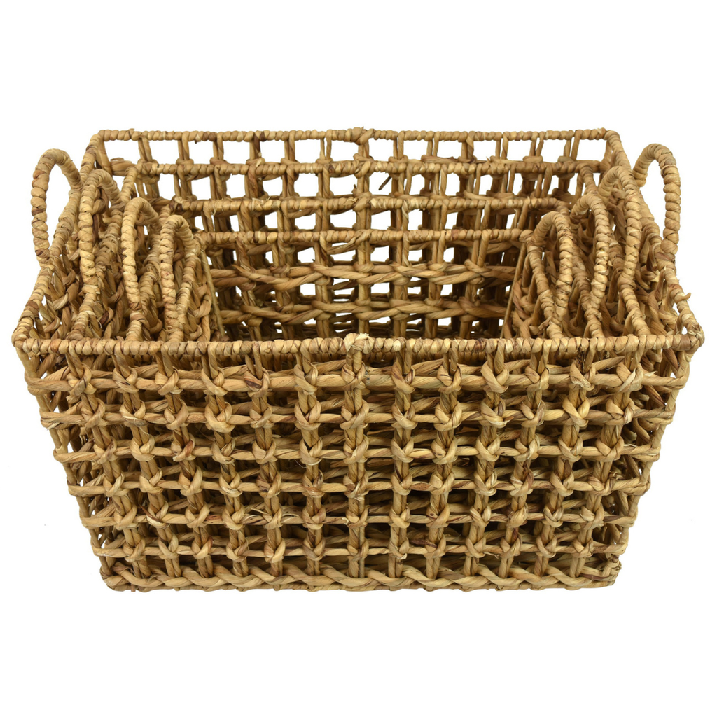 Water Hyacinth Basket Xl