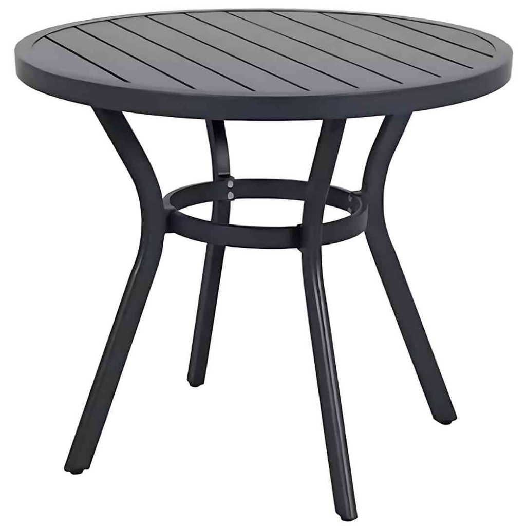 Meadow II Round Table Gunmetal