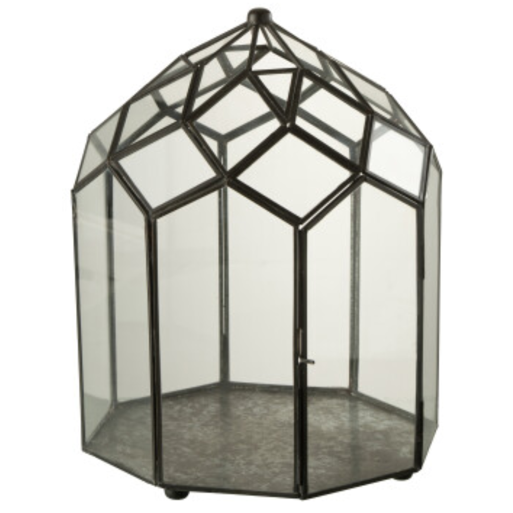 Metal Glass Terrarium 