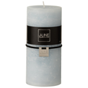 Light Blue Pillar Candle 6in