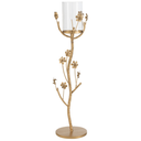 Gold Ornate Candle Holder 26in