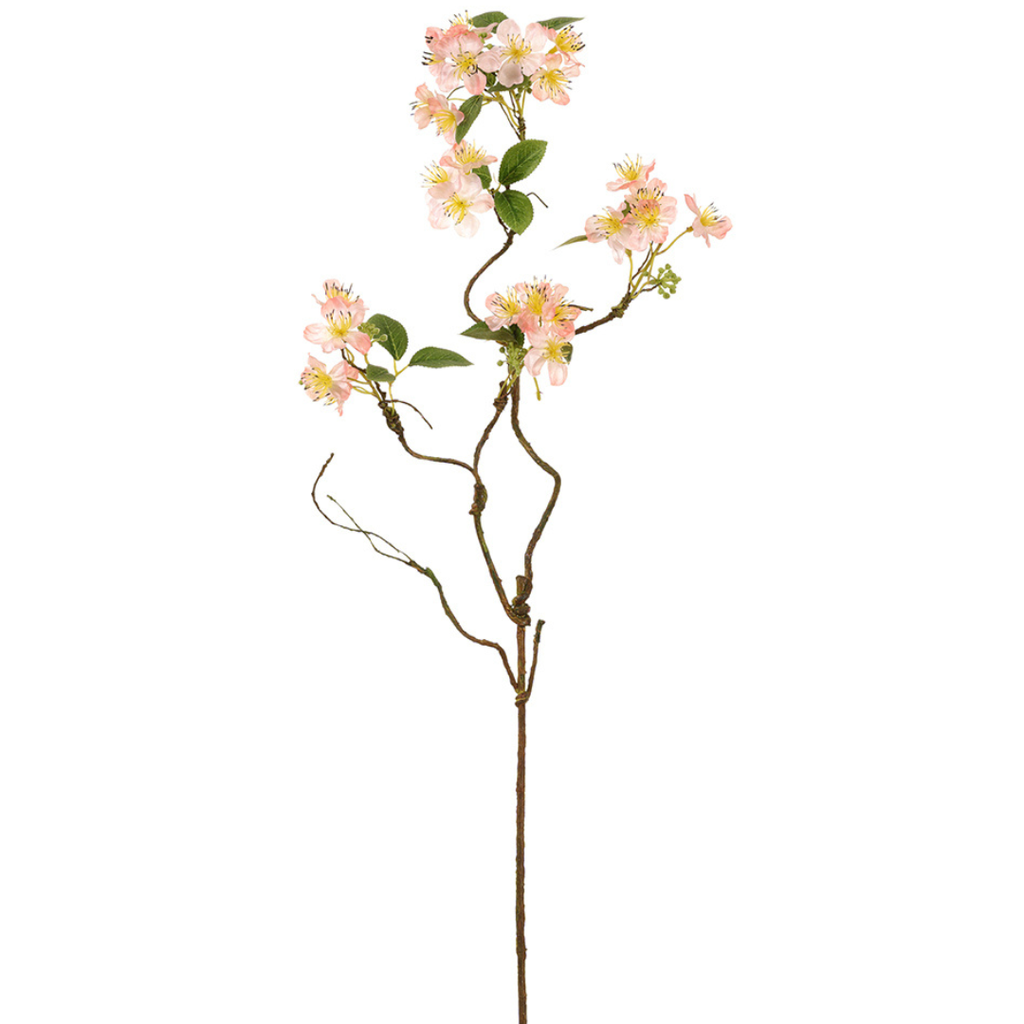 Wild Blossom Spray Pink & Cream 28in