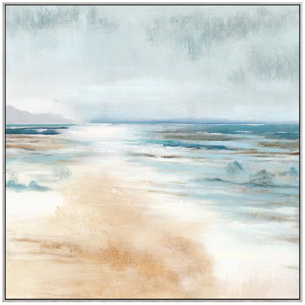 Seaside Framed Canvas 48Wx48H