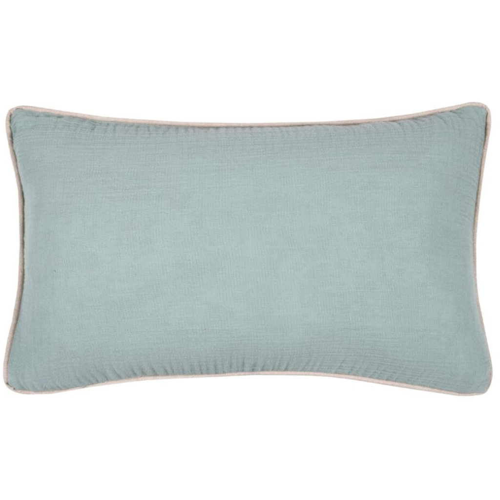 Cevennes Lumbar Pillow Sage 12x20in