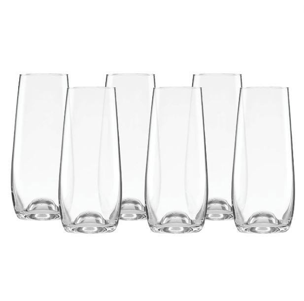 Lenox Tuscany Classic Stemless Flute Glass 6 pc