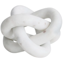 Marble Chain Knot Décor w/ 3 Links, White