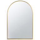 Celine Gold Arch Wall Mirror 28x74in