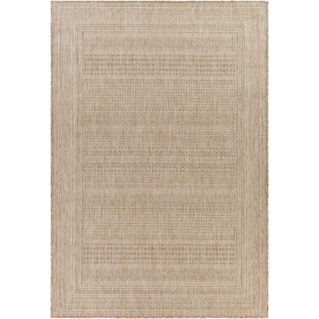 Tuareg Tan Indoor Outdoor Rug 5ft x 7ft