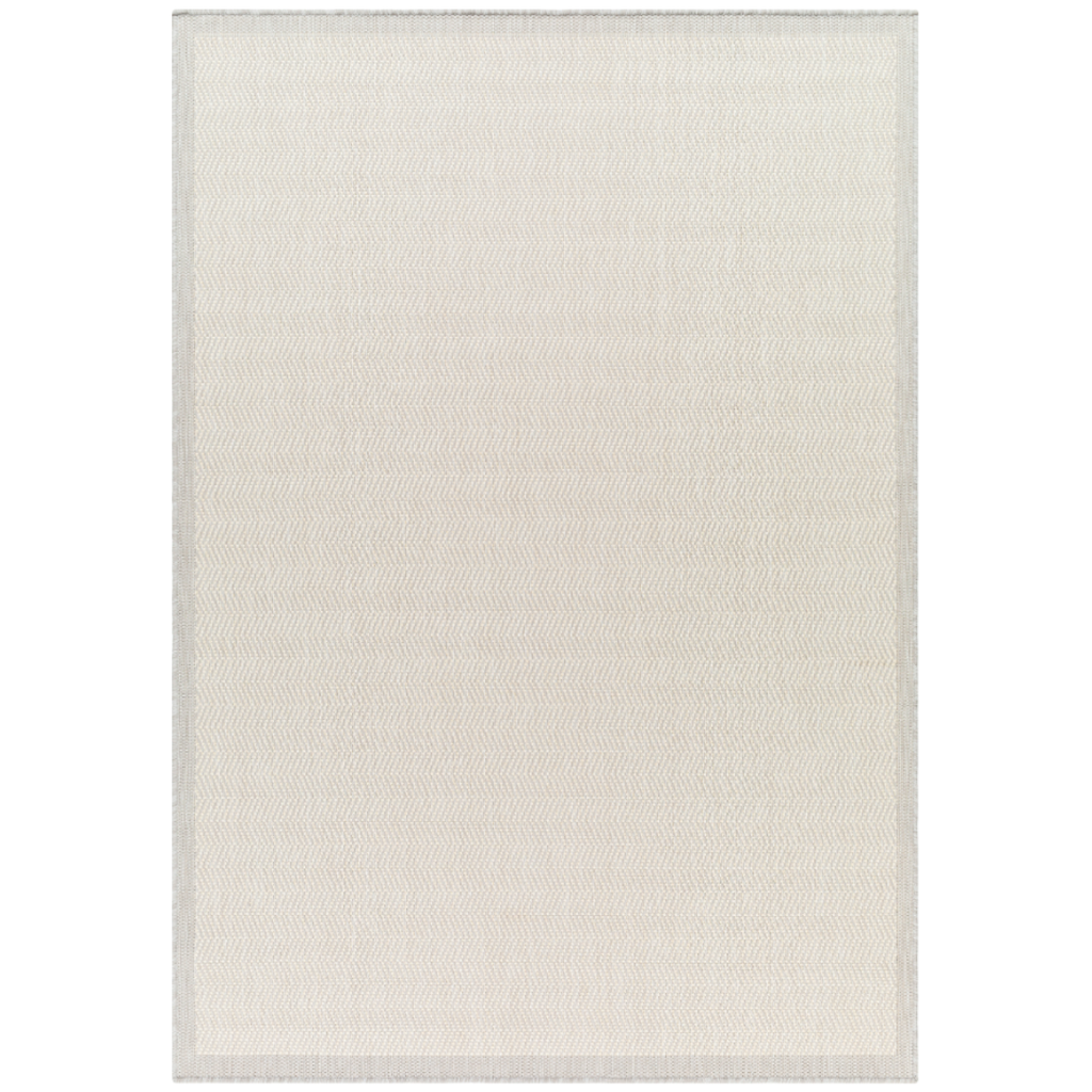 Ravello Light Grey Indoor Outdoor Rug 6x9