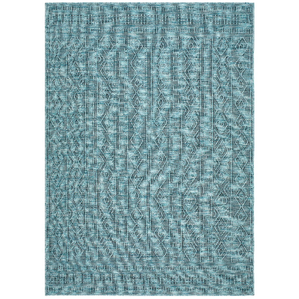 Terrace Blue Indoor Outdoor Rug 5x7
