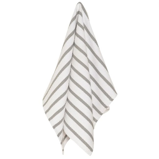 [168622-BB] Basketweave Dishtowel London Grey
