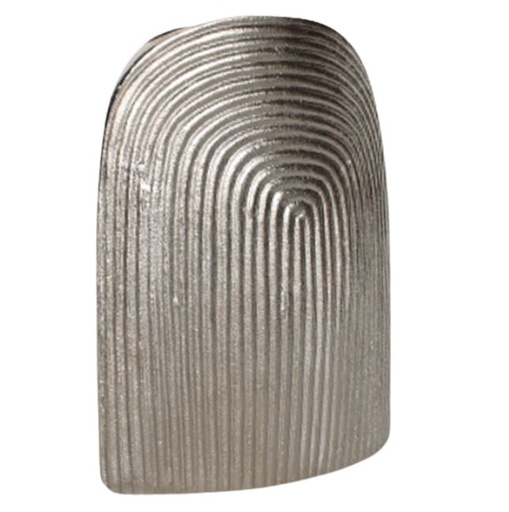 [168725-BB] Metal Arch Vase Silver 11in