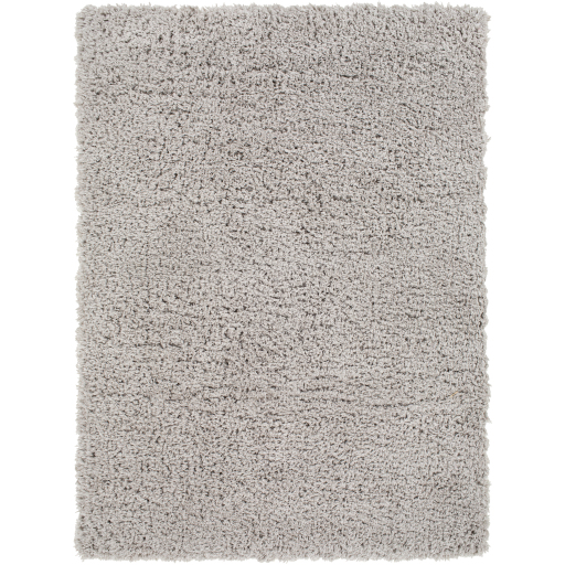 [168897-BB] Angora Grey Shag Rug 5x7