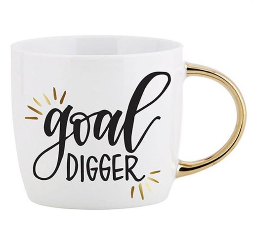[169064-BB] Goal Digger Gold Handle Mug