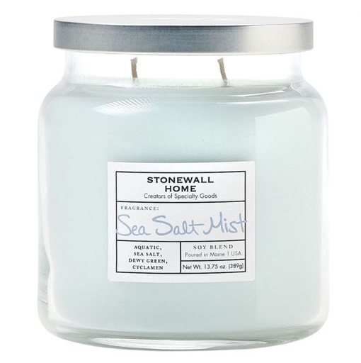 [169343-BB] Stonewall Home Sea Salt Mist Medium Apothecary 13.75oz