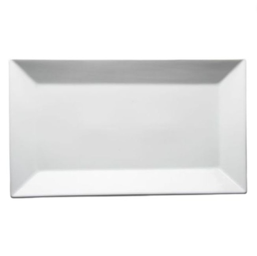 [169606-BB] Whiteware Rectangular Serving Platter 18 in