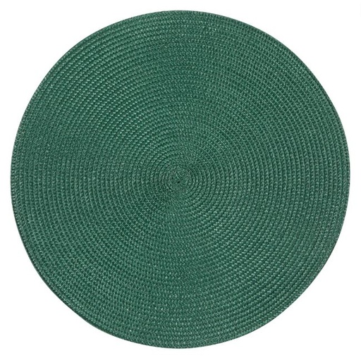 [169998-BB] Disko Round Spruce Green Placemat