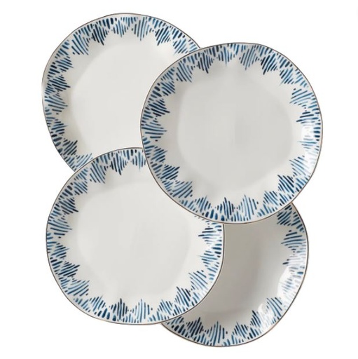 [170049-BB] Lenox Blue Bay Dinner Plate Set 4 pc