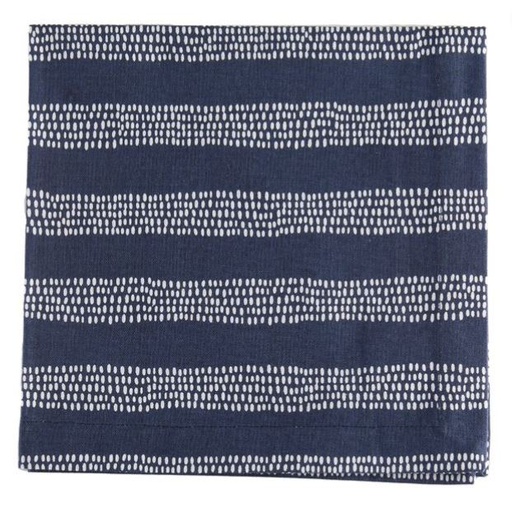 [170108-BB] Wavy Dots Blue Napkin