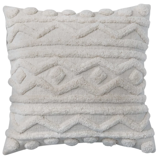 [170895-BB] Tufted Zig Zag Pillow 20in