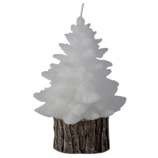 [171107-BB] Spruce Rustic Tree Candle Sm