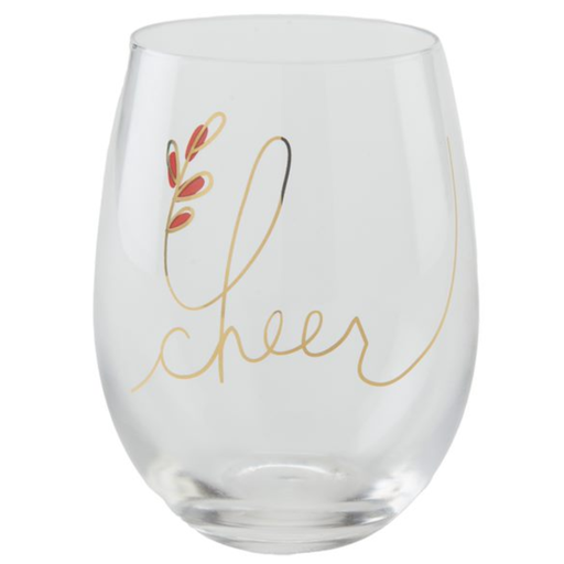 [171211-BB] Sentiment Cheer Beverage Glass-Short