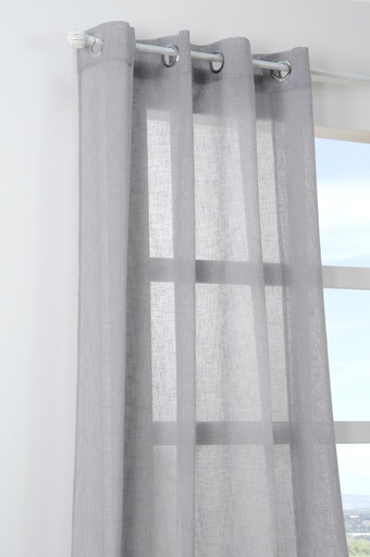[157412-BB] Paloma Sheer 102in Grey