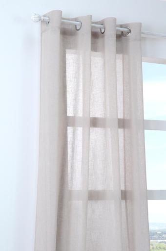 [157411-BB] Paloma Sheer Panel Natural 104in