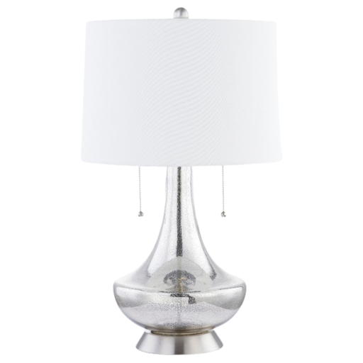 [171492-BB] Glass Table Lamp 27in