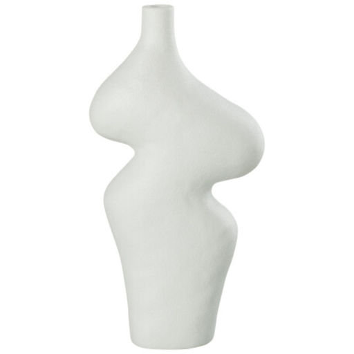 [171646-BB] Twisted Stoneware Vase 12in