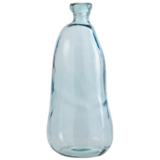 [171659-BB] Olivia Light Blue Glass Vase 20in