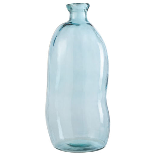 [171660-BB] Olivia Light Blue Glass Vase 28in