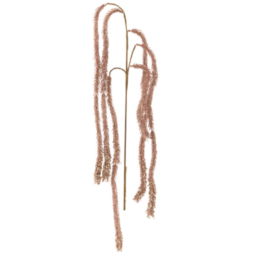 [171755-BB] Glittered Weeping Branch Pink 24in