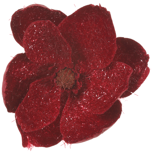 [171960-BB] Red Magnolia w/Clip 7in