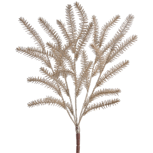 [171975-BB] Glittered Pine Bush 19in