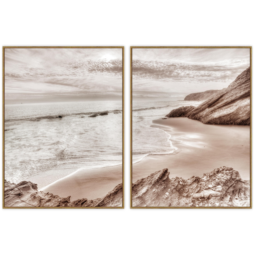 [172073-BB] Sweet Escape Framed Print on Tempered Glass 24x32in 2pc