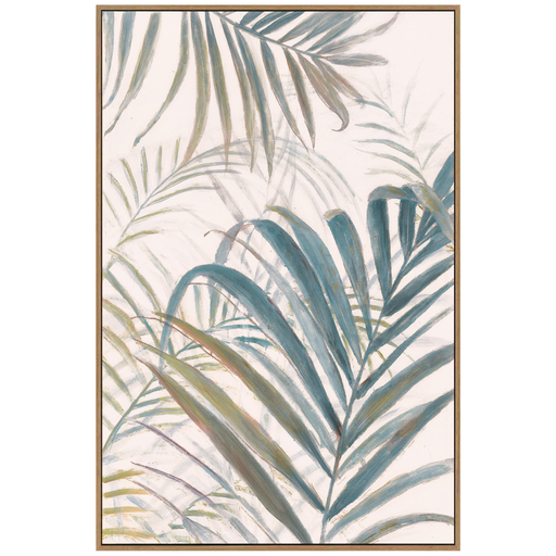 [172083-BB] Soothing Palms 1 Framed Canvas 24WX36H
