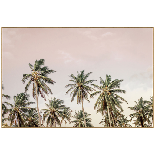 [172086-BB] Evening Canopy Framed Print on Tempered Glass 60WX40H